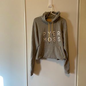 Classic, Pyer Moss Hoodie, Lightly Cropped, Large, Unisex